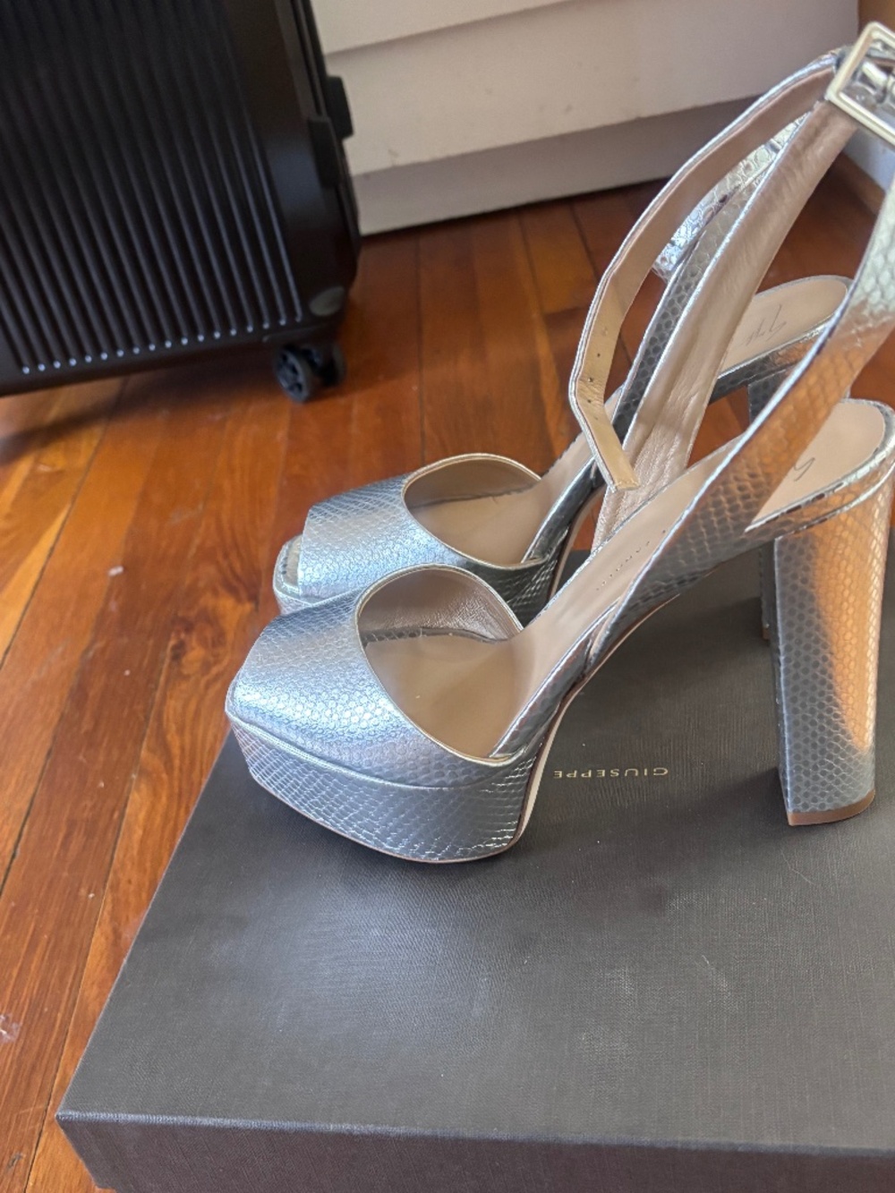 Giuseppe Zanotti 150MM Betty Platform Heels, Size 42
